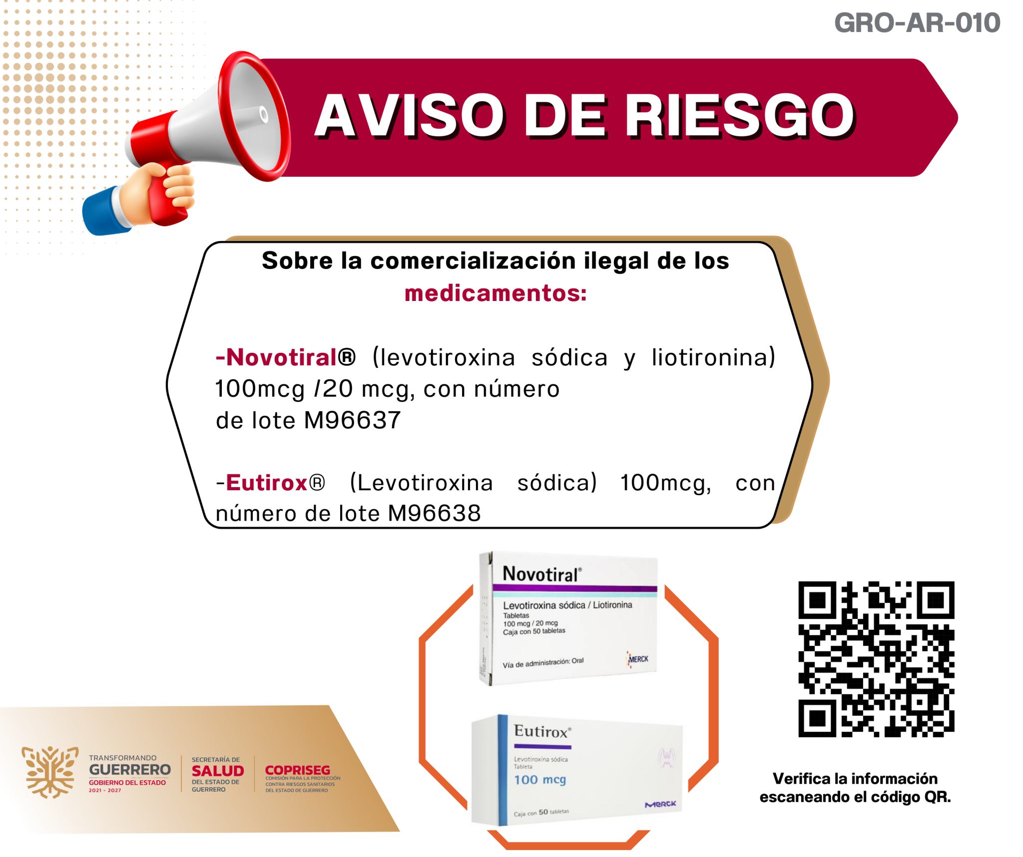 Aviso De Riesgo Sobre La Comercializaci N Ilegal De Los Medicamentos