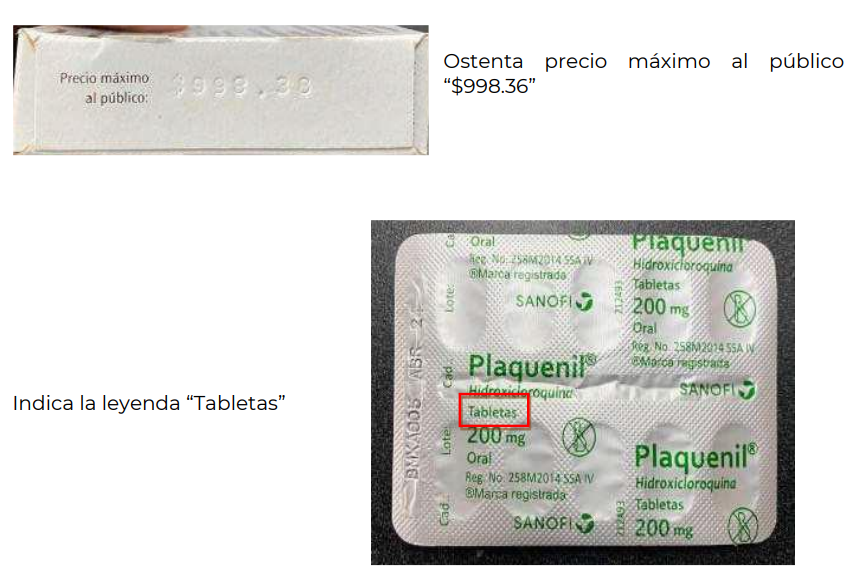 Alerta Sanitaria Sobre La Falsificaci N Del Producto Plaquenil