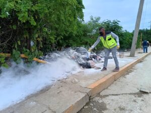 COPRISEG trabaja para garantizar la salud y seguridad de la población afectada por el huracán John.