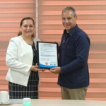 Entrega oficial del Certificado de Calidad en la Norma Internacional ISO 9001:2015  COPRISEG