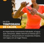 TEMPORADA DE CALOR- Es importante mantenerse hidratado