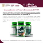 Alerta Sanitaria Sobre la Comercialización del Producto Denominado BIOVITA